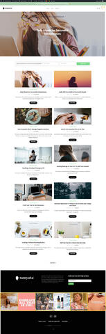 Ana Krish's Sample Wordpress Blog Design